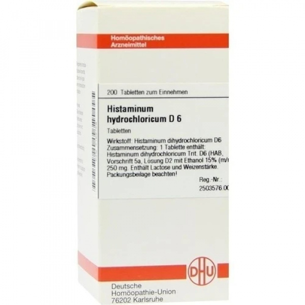 HYSTAMINUM HYDROCHLORICUM D6 200 COMPRESSE