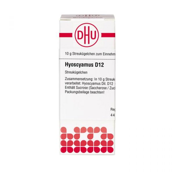 HYOSCYAMUS D12 GLOBULI 10 G