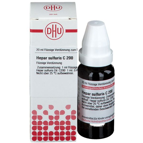 HEPAR SULFURIS C200 DILUIZIONE 20 ML