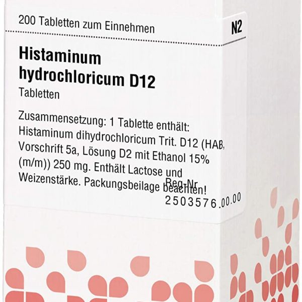 HYSTAMINUM HYDROCHLORICUM D12 200 COMPRESSE