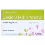 Desloratadina Aristo 5 mg compresse rivestite con film 100 pz  (Desloratadin Aristo 5mg Filmtabletten  100 stk)