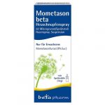 Mometason beta spray per la febbre da fieno 50 ug/sp. 140 pl. 18 gr    (  Mometason beta Heuschnupfenspray 50 ug/Sp. 140 Sp. 18 gr )