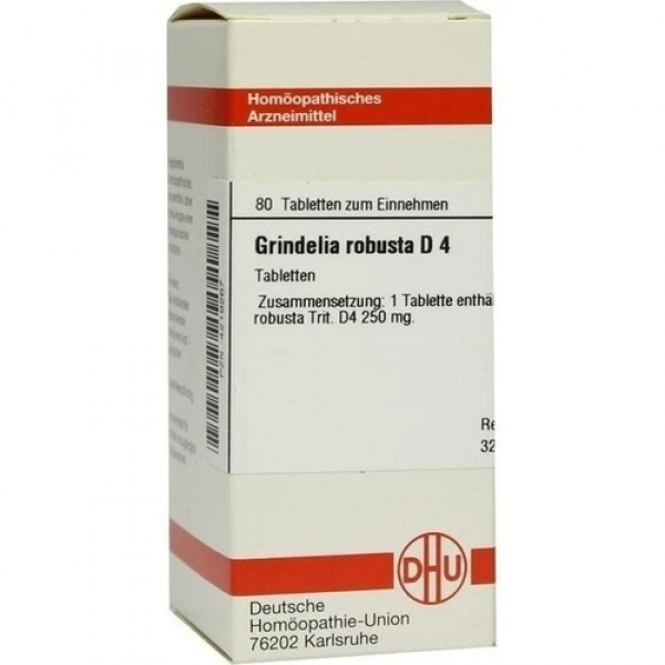 GRINDELIA ROBUSTA D4 80 COMPRESSE