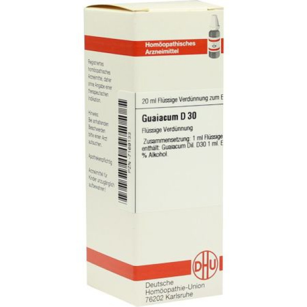 GUAIACUM D30 DILUIZIONE 20 ML