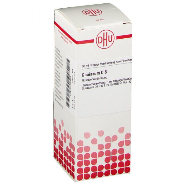GUAIACUM D6 DILUIZIONE 50 ML