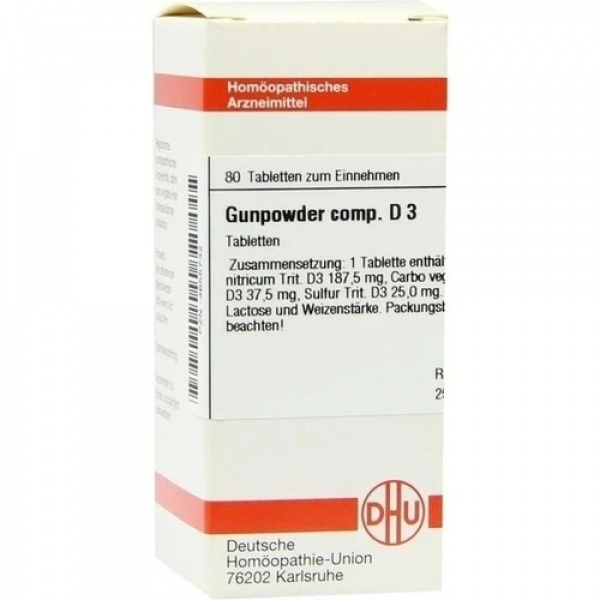 GUNPOWDER COMP D3 80 COMPRESSE