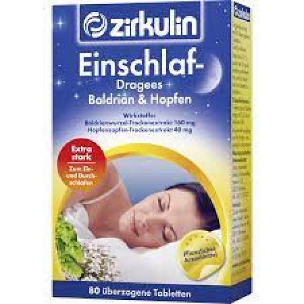 Zirkulin confetti per dormire alla valeriana e luppolo 80 compresse