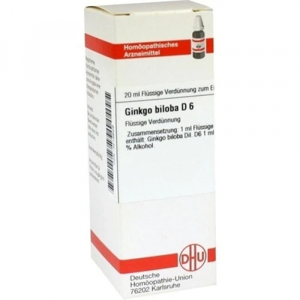 Ginkgo biloba d6 diluizione 20 ml