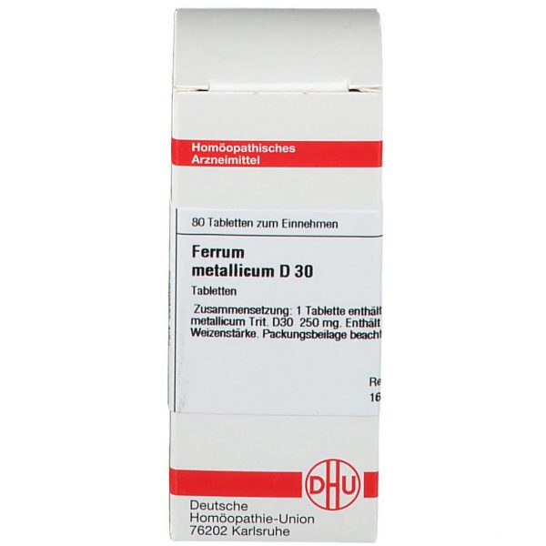 Ferrum metallicum d30 80 compresse