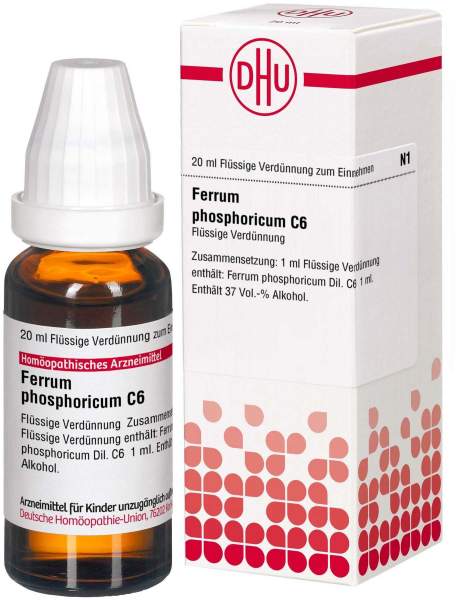 Ferrum Phosphoricum c6 diluizione 20 ml