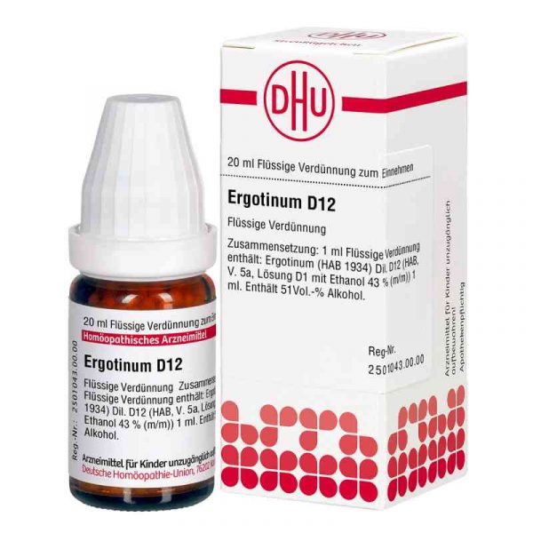 Ergotinum d12 diluizione 20 ml