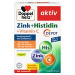 Doppelherz Aktiv zinco 15 mg + istidina + vitamina C depot confezione da 100 pezzi