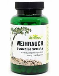 ESTRATTO DI INCENSO Boswellia serrata 65% 400mg 140 capsule