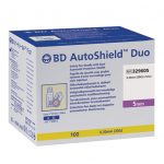 BD Autoshield Duo Safety Pen Ago 5 mm, 100 pz