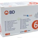 Aghi BD Pen 0,25x6 mm, 100 pz