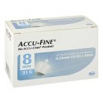 Aghi sterili Accu Fine per penne da insulina 8 mm 31 G, 100 pz