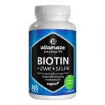 BIOTINA 10 mg + zinco + selenio 365 compresse