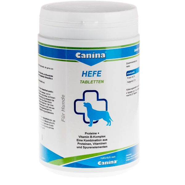 Canina Hefe 800g in compresse