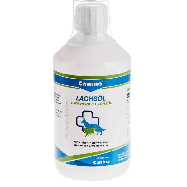 Canina Lachsöl 500 ml olio