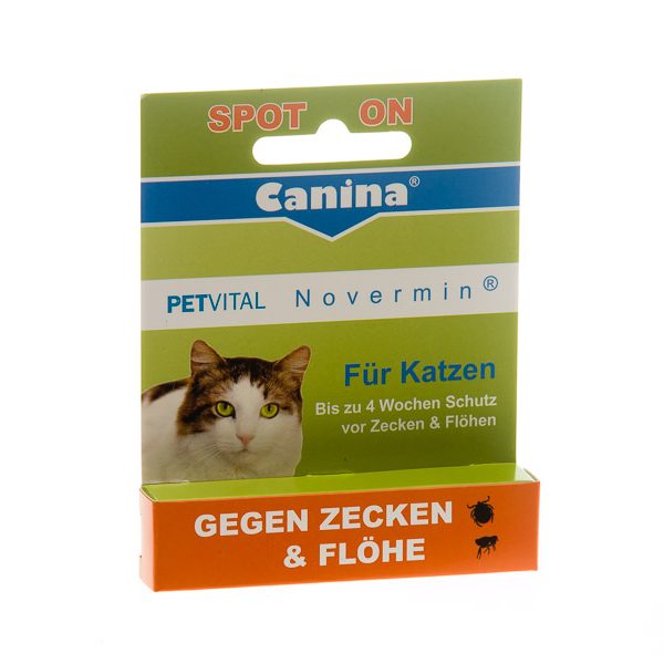 Canina Petvital Novermin per gatti spot on 2 ml