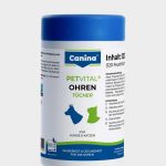 Canina Petvital salviette auricolari umidificate per cani e gatti120 pezzi