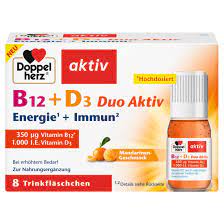 Doppel herz B12+D3 Duo Aktiv  8 fiale da bere