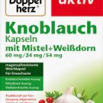 Doppel herz Knoblauch mit Mistel+Weibdorn  Aglio con vischio e biancospino 480 capsule