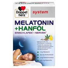 Doppel herz Melatonina + Olio di canapa 60 capsule