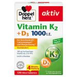 Doppel herz Vitamin K2+D3 1000 i.e. 120 compresse