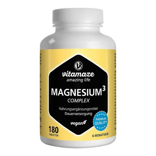 Magnesio 350mg complesso ossido di citrato carbonato vegano 180 compresse
