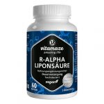 Acido R-alfa lipoico 200 mg vegano ad alto dosaggio 60 capsule