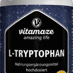 L-Triptofano 500 mg vegano ad alto dosaggio 180 capsule