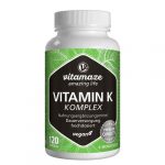 Complesso vegano di vitamina K1 + K2 ad alto dosaggio 120 capsule