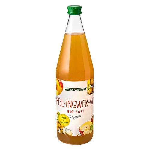 Succo biologico di mela e zenzero Schoenenberger 750 ml