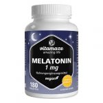 Melatonina 1 mg compresse vegane ad alto dosaggio, 180 pz