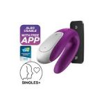 VIBRATORE DOUBLE FUN PURPLE CON APP.