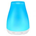 Casida diffusore di aromi bianco compatto con illuminazione a LED