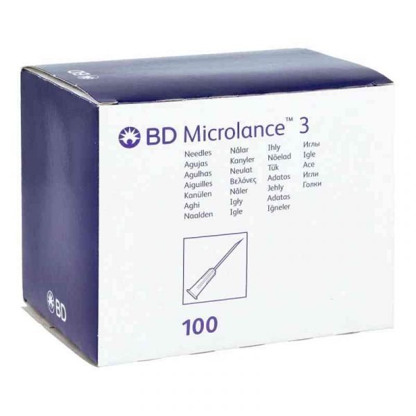 BD MICROLANCE cannula 26 G 5/8 0,45x16 mm 100 pezzi