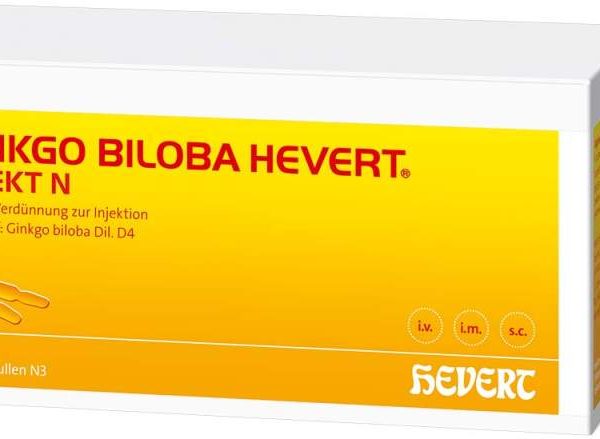 Ginkgo biloba Hevert injekt stk 100 x 2 ml (Ginkgo biloba Hevert iniettabile pz 100 x 2 ml)