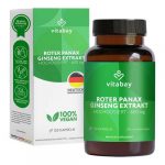 Estratto di Panax Ginseng rosso 600 mg vegano 120 capsule