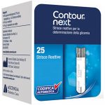 Contour® Next, strisce reattive per la determinazione della glicemia, 25 pezzi